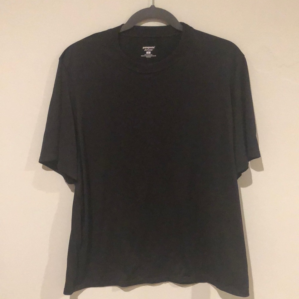 Patagonia Capilene Black T Shirt Men’s L